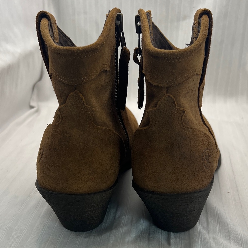 ARIAT Brown Suede Ankle Boots Women’s Size 9 - Picture 8 of 16